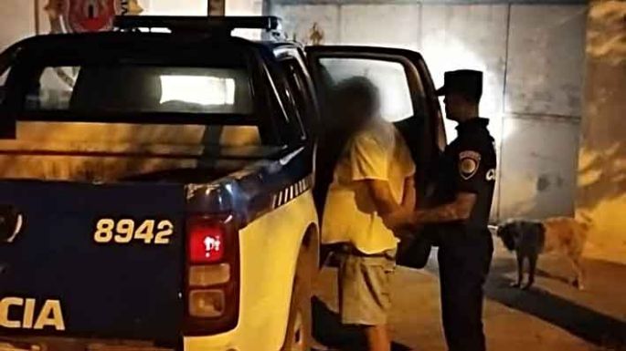 Amenazó a una mujer con una cuchilla