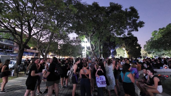 8M: desde Plaza Centenario, inició la movilización por los derechos de las mujeres