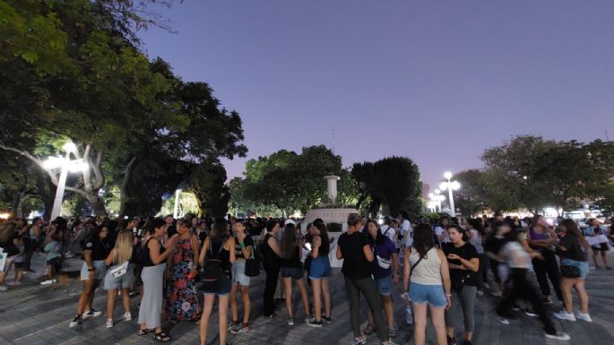 8M: desde Plaza Centenario, inició la movilización por los derechos de las mujeres