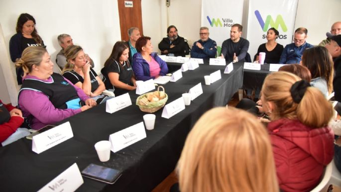 El gabinete municipal se instaló por la mañana en barrio Las Acacias