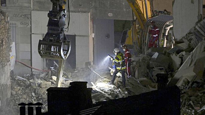 Marsella: ocho desaparecidos por derrumbe de edificio