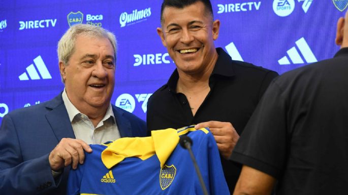Almirón fue presentado en Boca: "Le agradezco a Riquelme que haya confiado en mí"