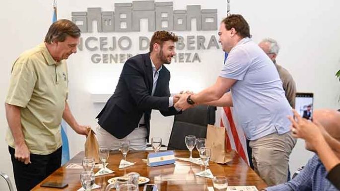 Morra recibió a una comitiva estadounidense