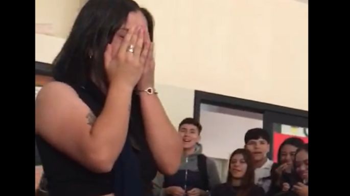 Una estudiante cordobesa recibió un conmovedor regalo de sus compañeros