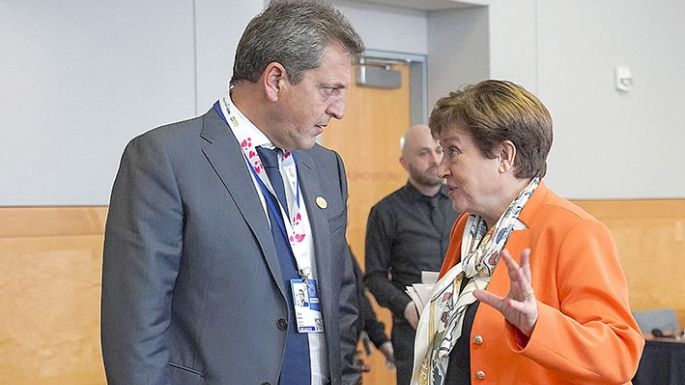 Massa se reunió con Georgieva