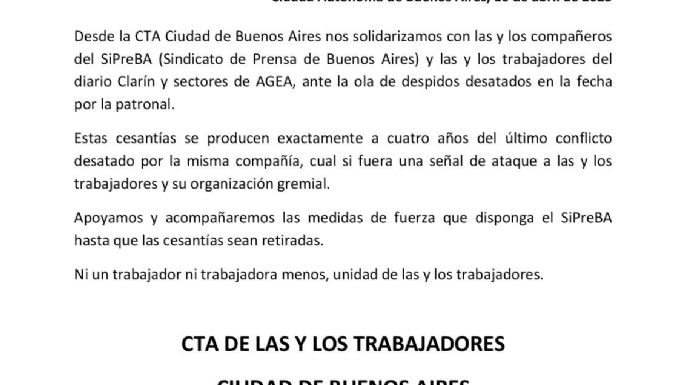 Clarín despidió a 48 trabajadores y los notificó primero por E-mail