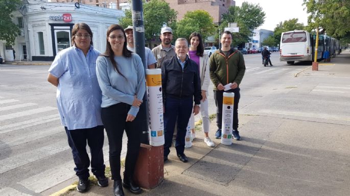 Colocaron nuevos colilleros en distintos puntos de la ciudad