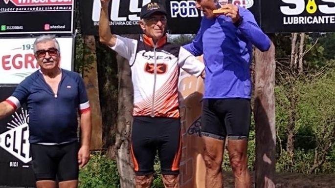 Héctor Buffaz se subió al podio