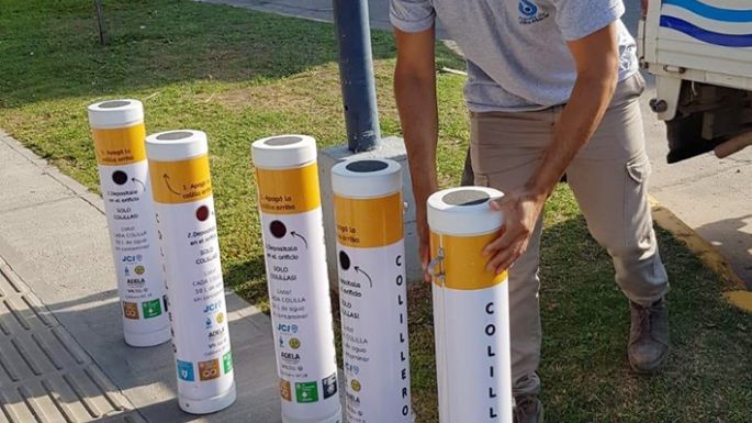 Para tirar los cigarrillos donde  corresponde, y no contaminar el agua