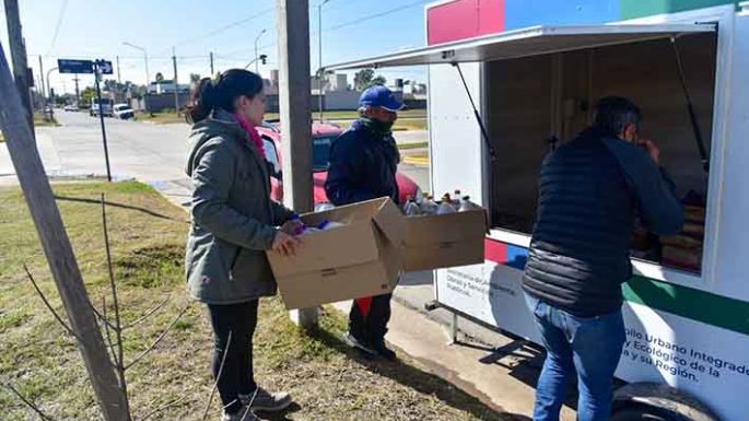 Alimentos a cambio de residuos