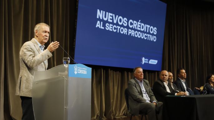 Schiaretti anunció créditos por $20 mil millones para el sector productivo