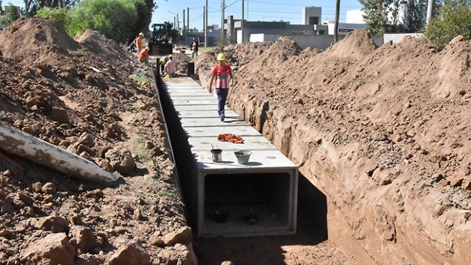 “En los próximos dos meses” culminaría la obra de desagüe