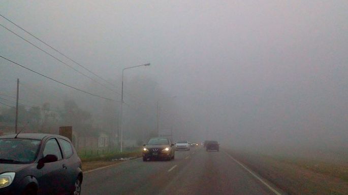 Advierten por bancos de niebla en distintos sectores de Córdoba 