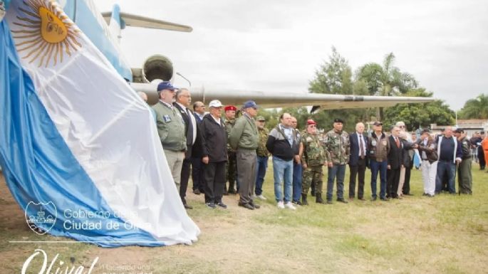 El Fokker F-28 quedó al resguardo del Museo de Oliva