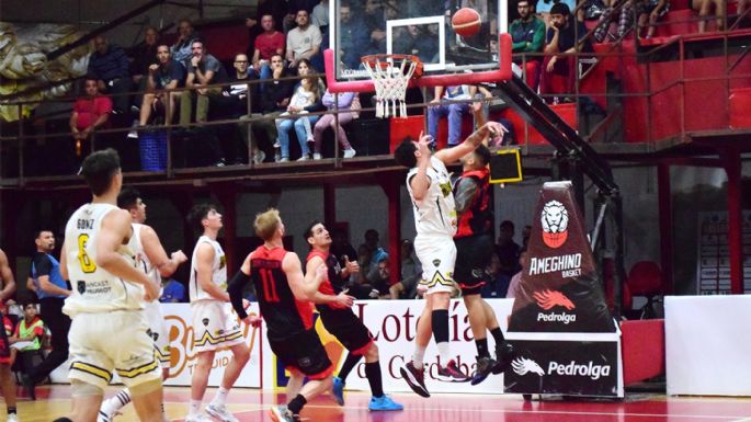 Ameghino le ganó a Montmartre de Catamarca 84 a 66 y se puso 1 a 0 en la serie