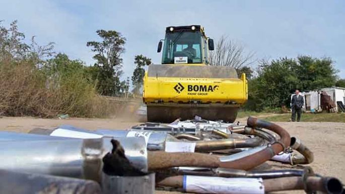 Nueva destrucción de escapes
