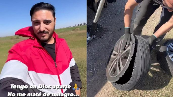 Hernán Lirio viajaba hacia Villa María y debió ser auxiliado en la ruta