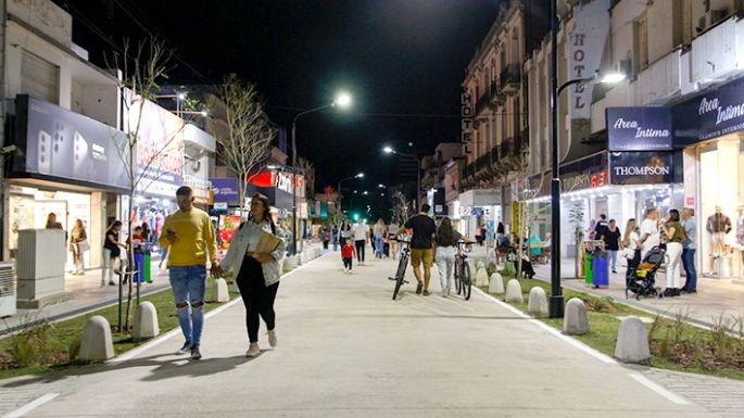 Habilitaron la primera cuadra del Centro Comercial a Cielo Abierto
