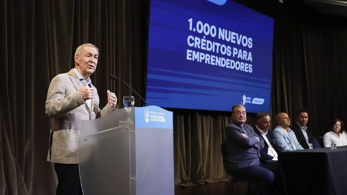 Schiaretti presentó mil nuevos créditos sin interés para emprendedores