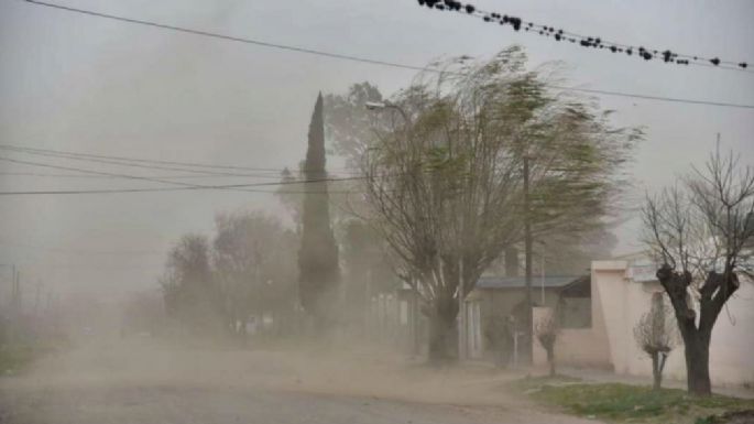 Emiten alerta por vientos fuertes en la provincia de Córdoba