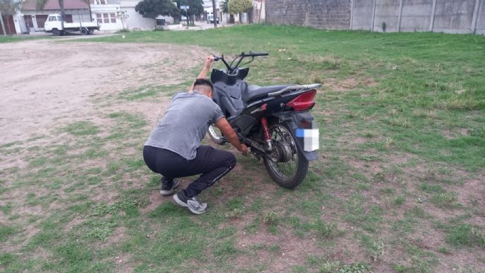 La Policía recuperó una moto que había sido robada