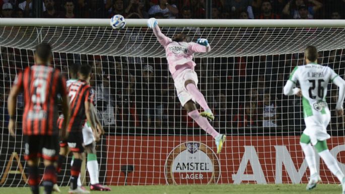 Patronato no pudo mantener la ventaja y perdió con Atlético Nacional en su debut internacional