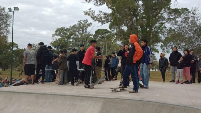 El Skate Park fue inaugurado con demostraciones extremas