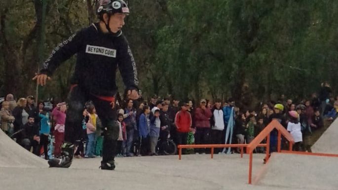 El Skate Park fue inaugurado con demostraciones extremas