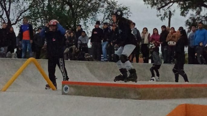 El Skate Park fue inaugurado con demostraciones extremas