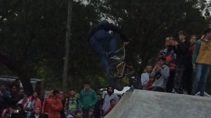 El Skate Park fue inaugurado con demostraciones extremas