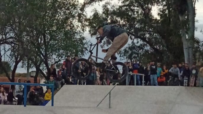 El Skate Park fue inaugurado con demostraciones extremas