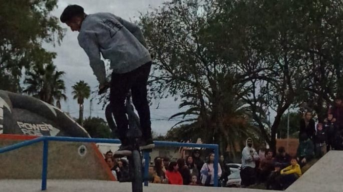 El Skate Park fue inaugurado con demostraciones extremas
