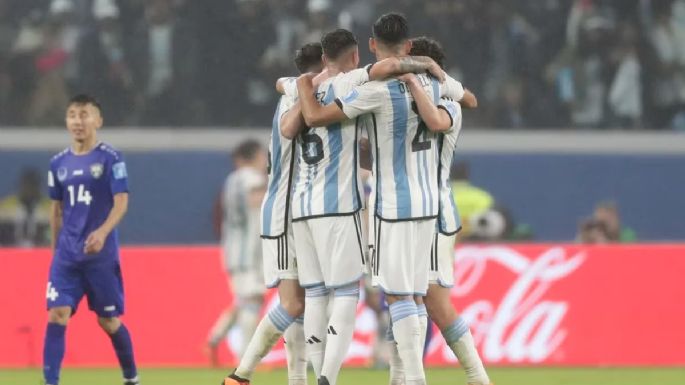 Argentina le ganó a Uzbekistán en su debut en el Mundial Sub-20