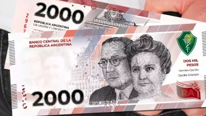 Ya pusieron en circulación el billete de 2000 pesos