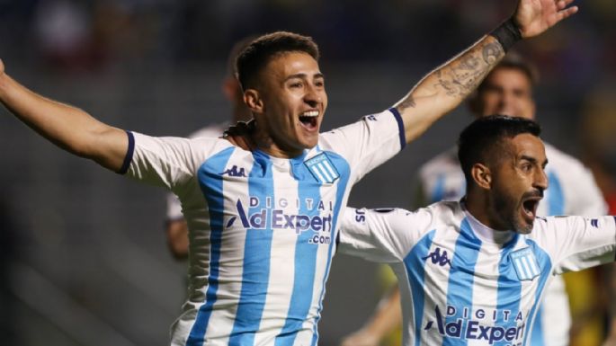 Racing venció al Aucas en Ecuador y quedó cerca de la clasificación a la próxima fase