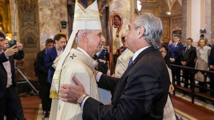 Fernández llamó a "construir en unidad una sociedad más justa" en el Tedeum