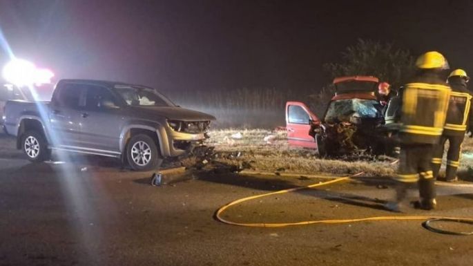Murió una pareja en un choque frontal cerca de Huinca Renancó