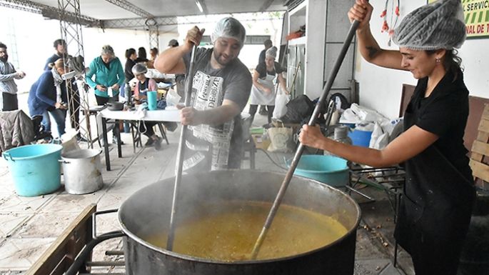 El locro “más rico del mundo”