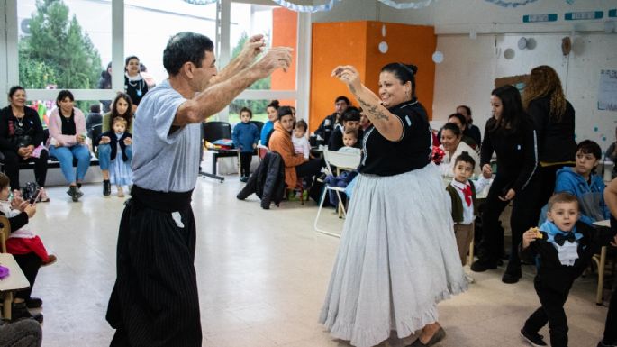 Celebraron el 25 de mayo en el jardín municipal de barrio Botta