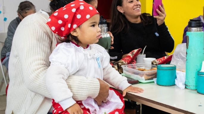 Celebraron el 25 de mayo en el jardín municipal de barrio Botta