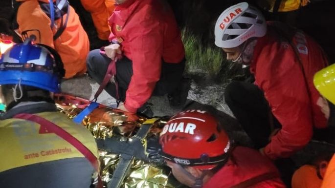 Cerro Champaquí: rescataron a un joven con traumatismo de cráneo