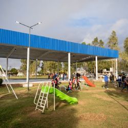 Inauguraron un nuevo polideportivo en Tancacha
