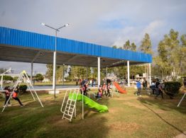 Inauguraron un nuevo polideportivo en Tancacha