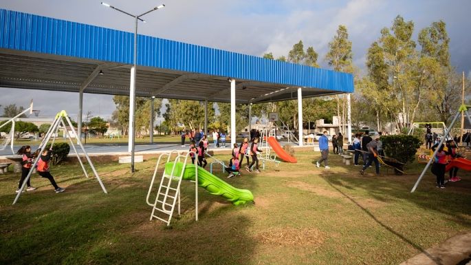 Inauguraron un nuevo polideportivo en Tancacha