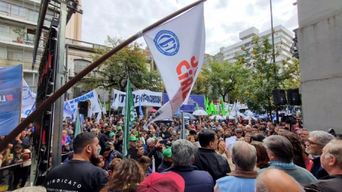 La CGT realizó ayer un acto para conmemorar el Día de los Trabajadores