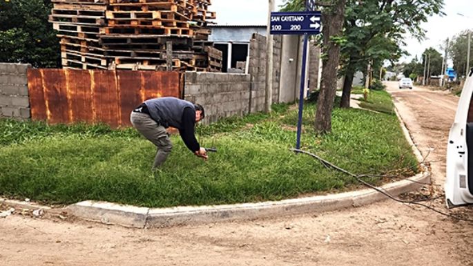 Empezaron los trabajos para colocar las alarmas