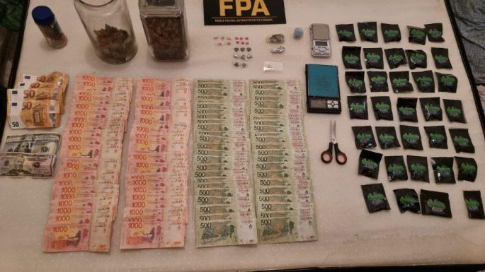 Detuvieron a un joven tras secuestrar distintas drogas en su casa