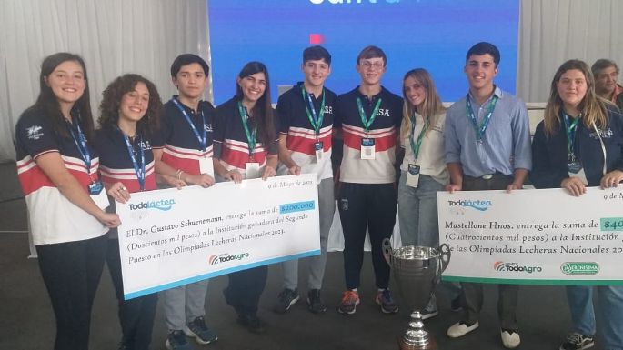 El Instituto San Antonio obtuvo el segundo puesto en las Olimpíadas Lecheras