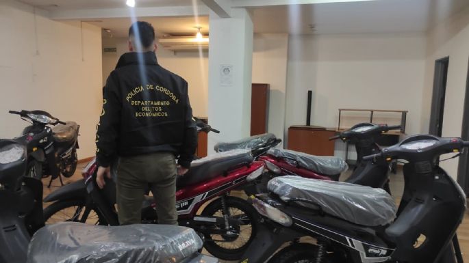 Once detenidos por estafas en ventas de motocicletas