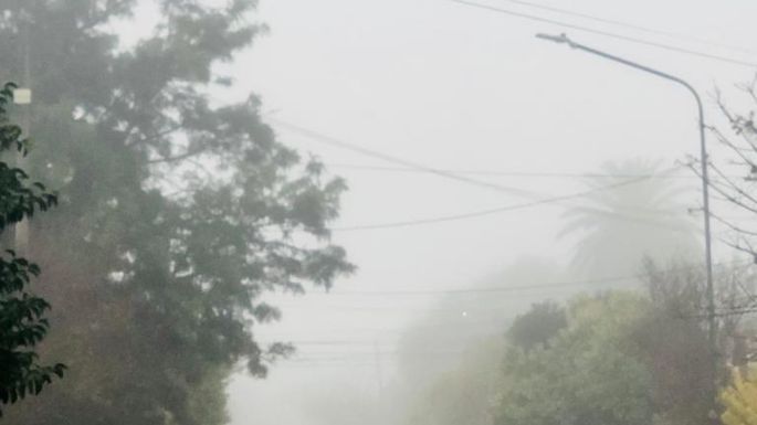 La llegada de junio cubrió de niebla la ciudad